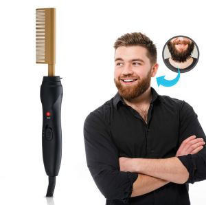 low price No MOQ  Electric Comb Best-selling high-quality professional hair dryer and curler hot Grooming hair low price comb hair comb set makeup tools