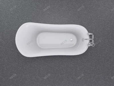 Lowest Price Upc Certified Antique Style Clawfoot Bathtub with Four Legs for Wholesale (LT-709)