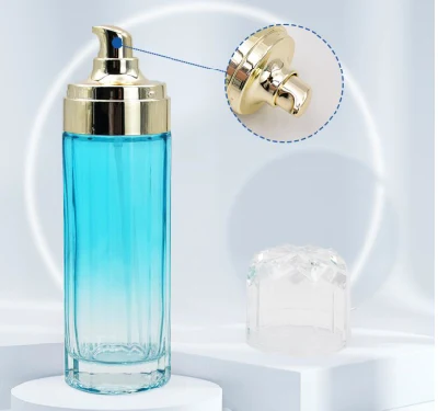 Luxury Cosmetics Packaging Glass Bottle Set Skin Care Set