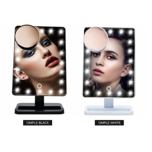 Makeup mirror with bluetooth speaker ABS cosmetic led mirror personalized smart touch screen amazon prime led makeup mirror w