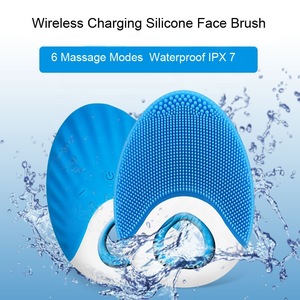 Multifunctional Face Washing Massager Bristle Material & Adults Age Group Handsfree  Electric Cleansing Brush for All Skin Type