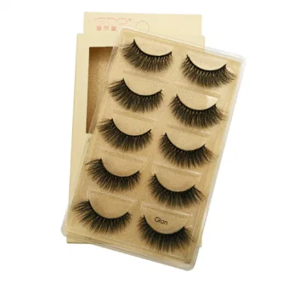 New 3D Water Mink Fur Soft False Eyelashes Natural Slim Eyelashes