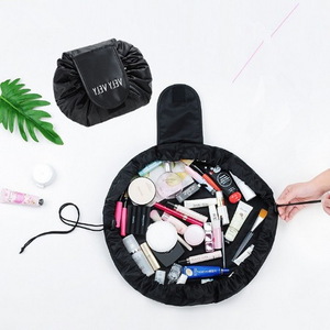 New portable cosmetic bag custom makeup bag drawstring magic travel pouch