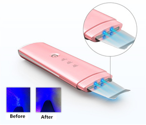 new products 2019 amazon hot sale new product Ultrasonic blue light skin scrubber