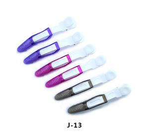 Newest plastic Alligator section clamps hair clip for beauty salon equipment