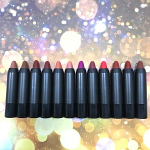 No Logo Lip Matte Lipstick Crayon 12 Color Lipstick Low Moq