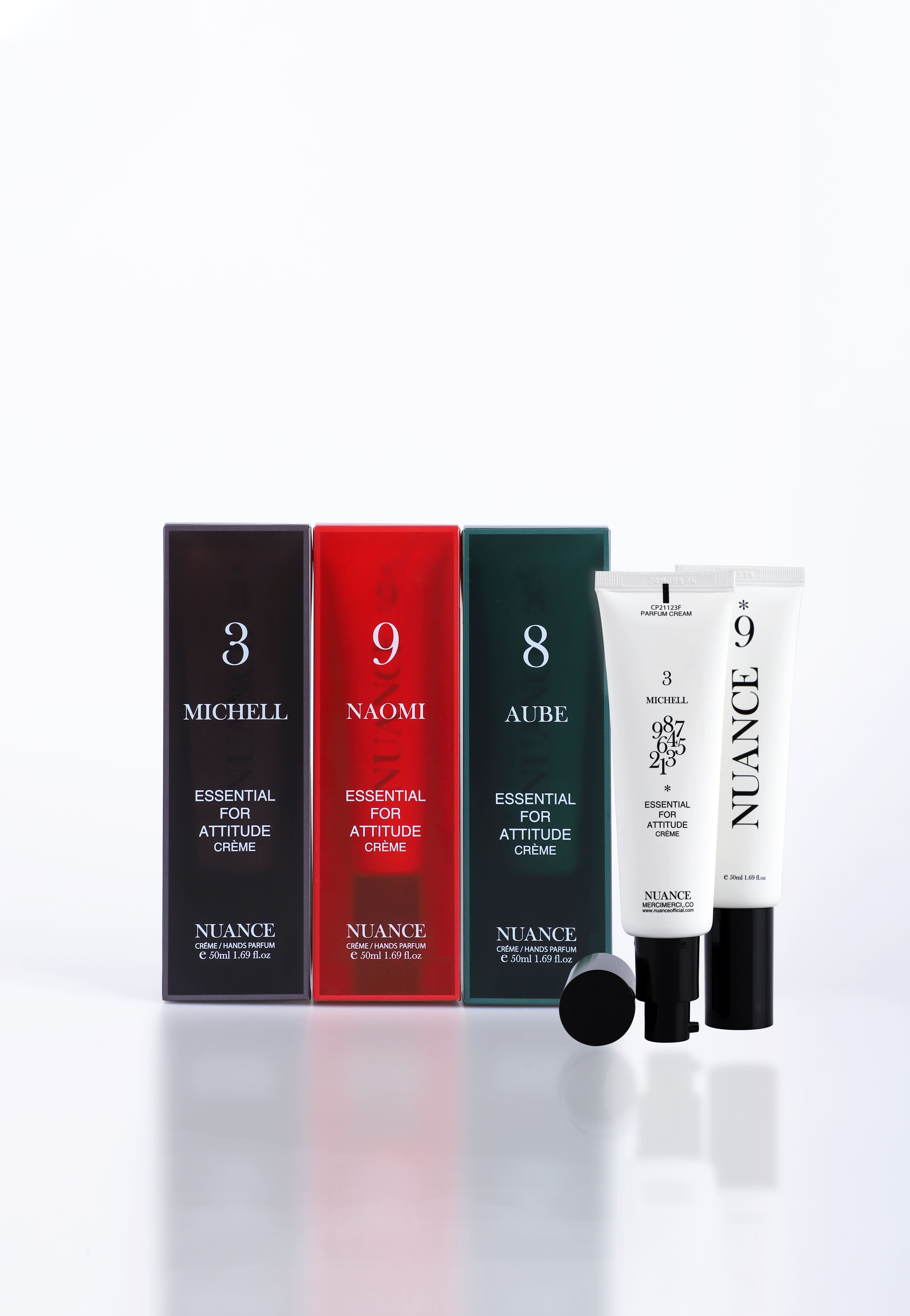 NUANCE ESSENTIAL FOR ATTITUDE HAND PERFUME CREAM 3 MICHELL