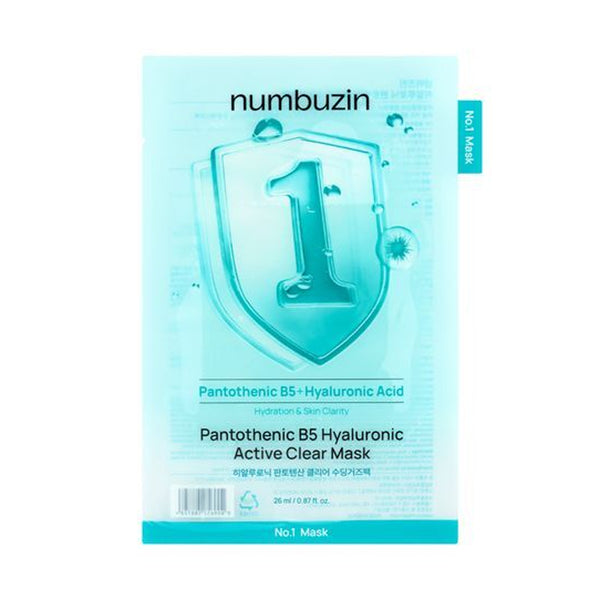 (Numbuzin) No.1 Pantothenic B5 Hyaluronic Active Clear Mask 1ea