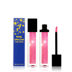 OEM private label shiny  Wholesale Fashional Waterproof Long Lasting private label glitter lip gloss