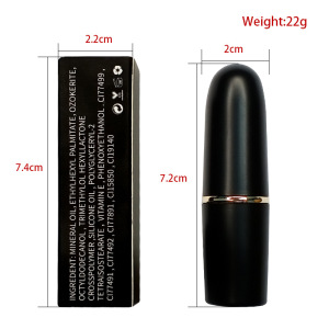 Private Label  Custom Long Lasting Nude Vegan Pigment Lip Stick Waterproof Batom Solid Matte Lipstick Bullet
