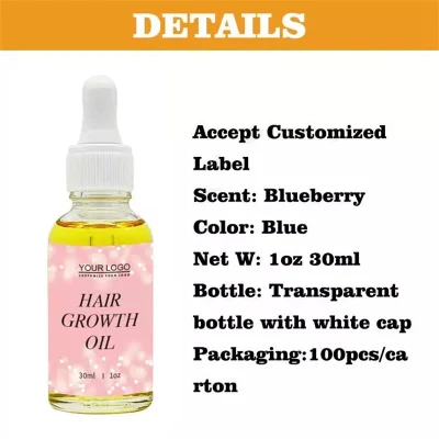 Private Label Organic Natural African Black Women with Rosemary Oils for Hair Growth Oil