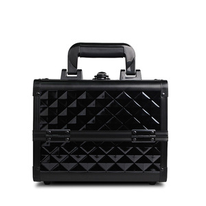 Professional hand aluminum girls vanity train makeup tool kit