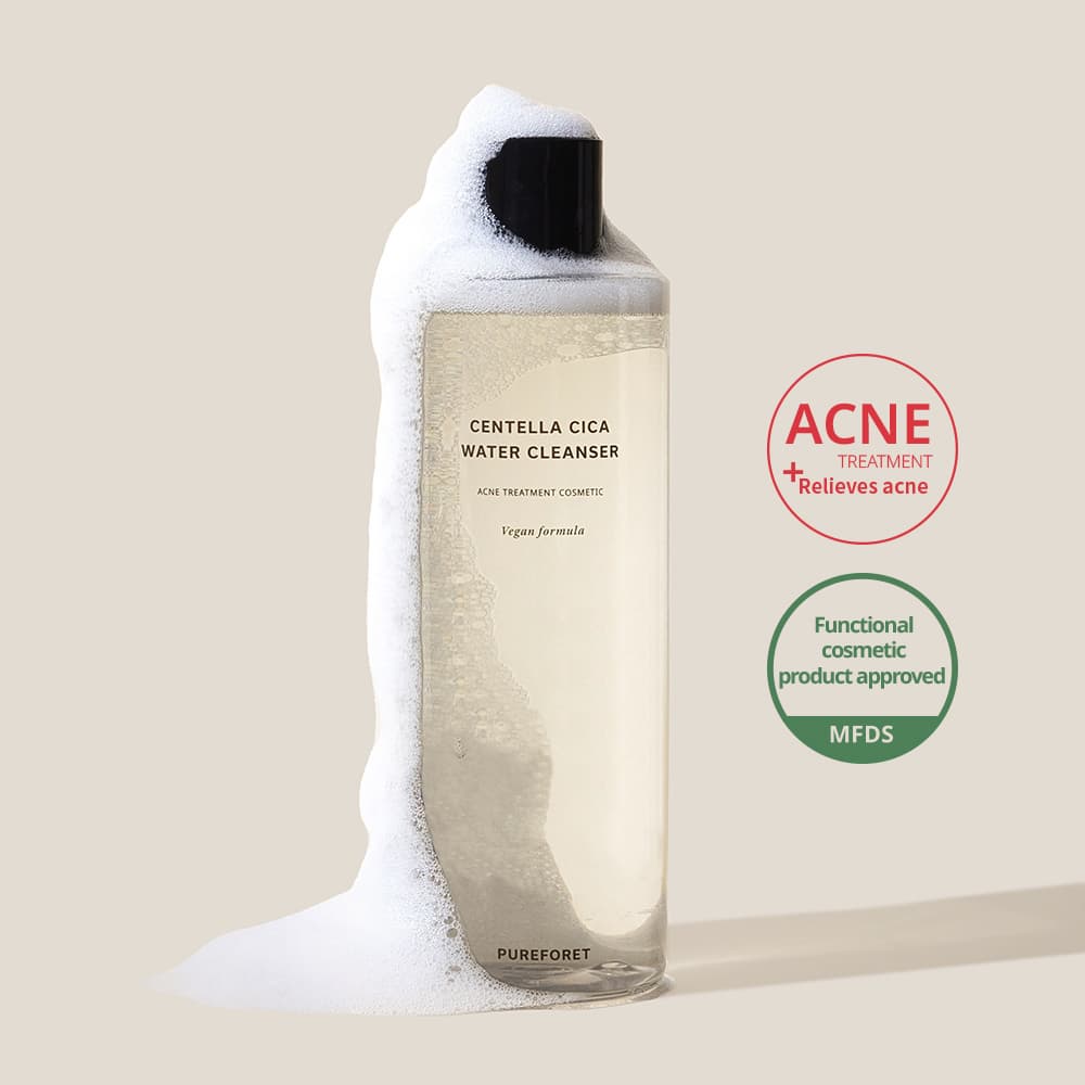 Pureforet Centella Cica Water Cleanser 500ml