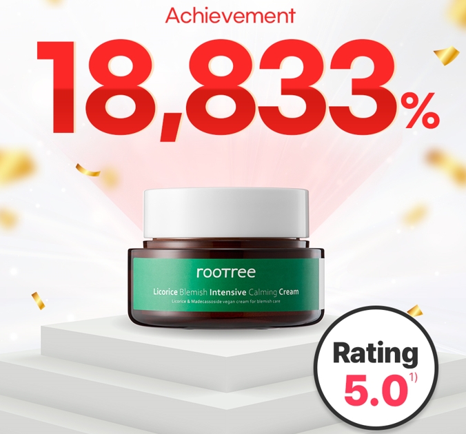 Rootree Licorice &amp; Madecassoside Blemish Calming Cream 50g