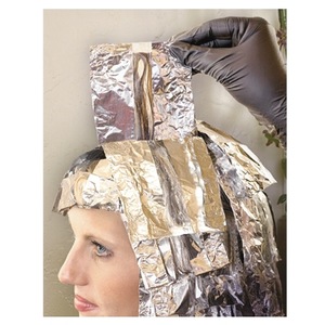 Salon Supplies Precut Hairdressing Foil Embossed Aluminium Foil Sheet