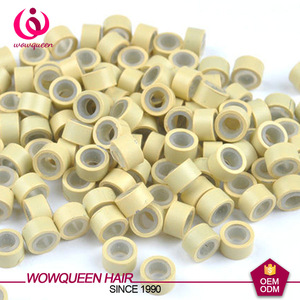 Silicone Micro Rings 1000 Pcs/bottle 5.0mm*3.0mm*3.0mm Hair Extension Tools Silicone Micro Beads/Rings/Links/Tubes