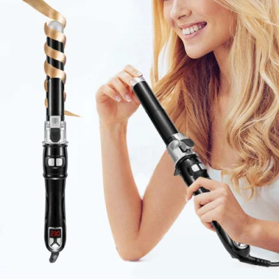 Temperature Control Barrel Auto Hair Curling Iron Rotating Curler