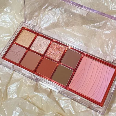 Utopia Nine -Color Eye Shadow Disk Matte Pearl Blush Eye Shadow