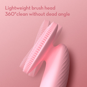 Vkk New Product Skin Massage Silicone Sonic Cleansing Facial Washing Brush