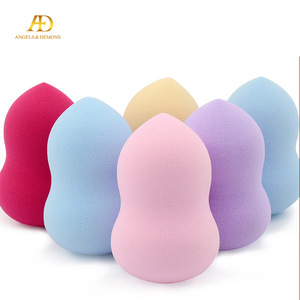 Wholesale 2019 latex-free gourd cosmetics powder puff wet&dry use makeup sponges puff