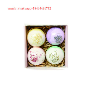 Wholesale Essential Oil Natural Colorful Factory Packaging Organic fizzy bubble bath bombs