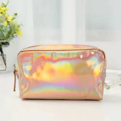 Women′ S Toiletry PU Cosmetic Bag Outdoor Travel Waterproof Makeup Bag