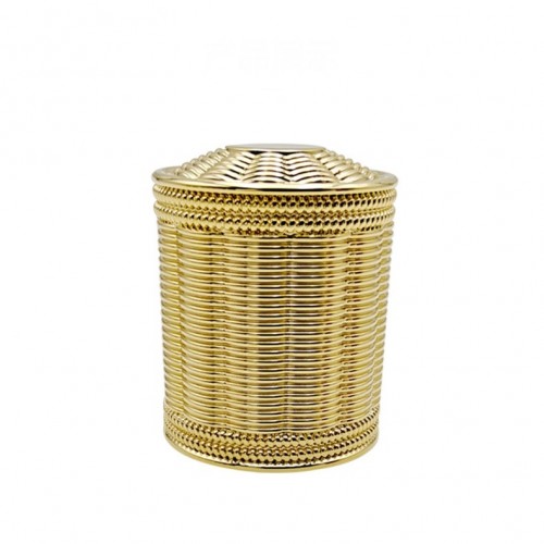 Creative Design High-grade Zinc Alloy Electroplating Gold Color Perfume Bottle Cap