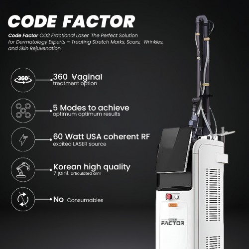 CO2 Fractional Laser Machine 60W | Skin Resurfacing Scar Removal Vaginal Tightening Device | FDA Approved