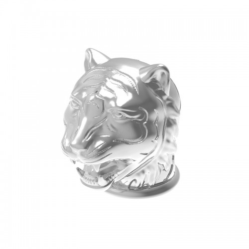 Modern Fashion Luxury Animal Design Leopard Shape Silver Color Zinc Alloy Perfume Bottle Cap
