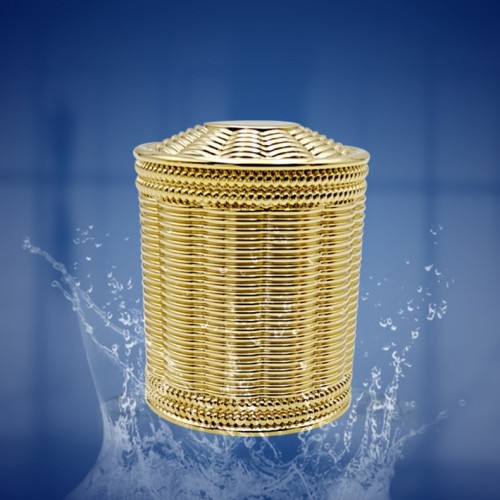Creative Design High-grade Zinc Alloy Electroplating Gold Color Perfume Bottle Cap