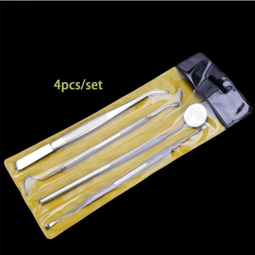 Hot selling Stainless Steel 4 Pcs Dental Lab Oral care kit Tools Set/surgical/ dental instruments