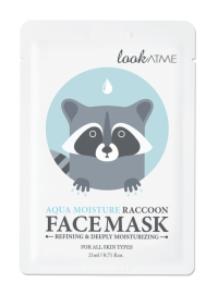lookATME AQUA MOISTURE RACCOON  FACE MASK
