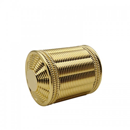 Creative Design High-grade Zinc Alloy Electroplating Gold Color Perfume Bottle Cap