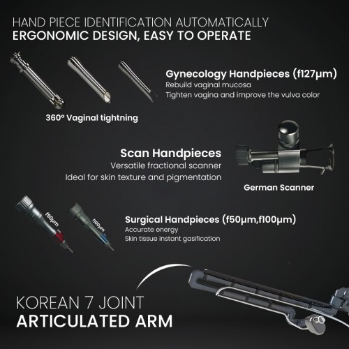 CO2 Fractional Laser Machine 60W | Skin Resurfacing Scar Removal Vaginal Tightening Device | FDA Approved