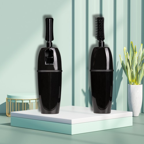 Customized Shamopoo Bottle 180ml Plastic Bath Bottle Packaging Hair Dye Bottle With Comb