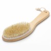 Best-selling Boar Bristles Wood Massager Wholesale Back Scrubber Exfoliator Shower Brush Bamboo Cleaning Brush