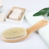 Best-selling Boar Bristles Wood Massager Wholesale Back Scrubber Exfoliator Shower Brush Bamboo Cleaning Brush