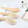 Best-selling Boar Bristles Wood Massager Wholesale Back Scrubber Exfoliator Shower Brush Bamboo Cleaning Brush