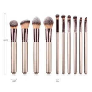 10pcs Makeup Brush Set Premium Cosmetics Tool