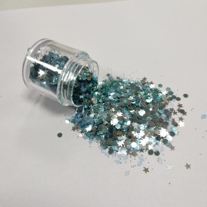 2018 mixed PET hexagon cosmetic body chunky glitter