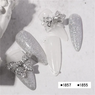 22 Styles 3D Nail Art Bow Rhinestone Crystal Accessories for Beuty Salon