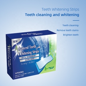 28pcs 3D Teeth Whitening Strips white gel teeth non peroxide dental kit tooth bleaching whiter bleaching whiter strips oral care