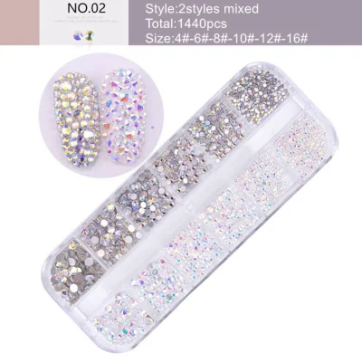 3D Nail Art Crystal Stone Nail Beauty Rhinestone Supplies Diamond Decoration