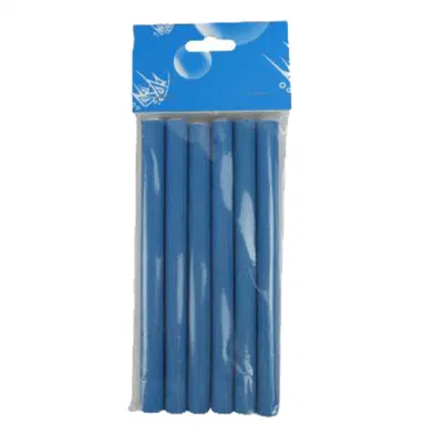 6PCS Flexible Rubber Plastic Foam Bendy Hair Roller
