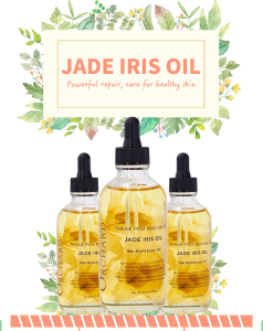 Amazon Hot Sale Pure Natural Jade Iris oil Multi Use Oil Facial Massage Therapy oil