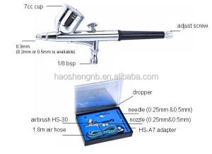 AS176K new airbrush tattoo machine and air compressor spray gun