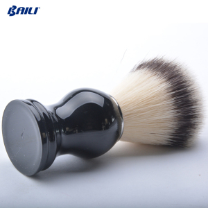 Baili own brand cream badger vegan synthetic mens shaving brush