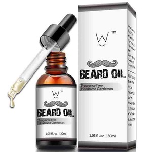 Best Beard Oil Natural and Organic Conditioner Softener - Promotes Beard Growth &amp; Strengthens  Fragrcce Free for Men