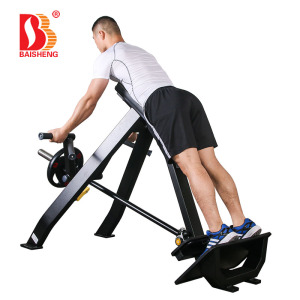 Black T Bar Row Back Row Commercial Gym Equipment