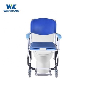 chair commode powder coating chrome available